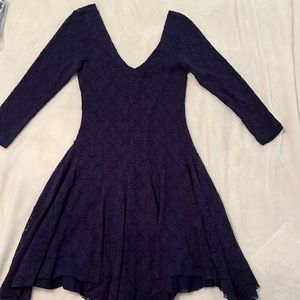 Navy free people dress size small